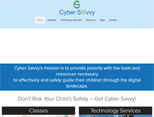 Tablet Screenshot of cybersavvy.com